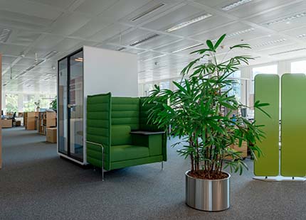 Condair climatic conditions displayed in waiting area Condair climatic conditions displayed in waiting area