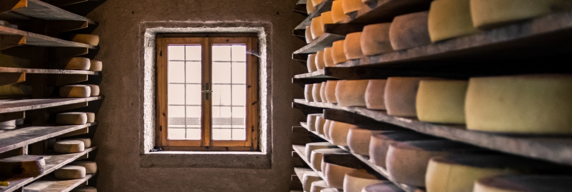 Humidification for cheese curing Humidification for cheese curing