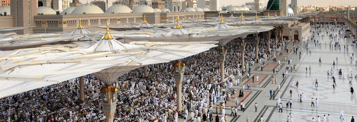 World's largest evaporative outdoor cooling in Medina World's largest evaporative outdoor cooling in Medina